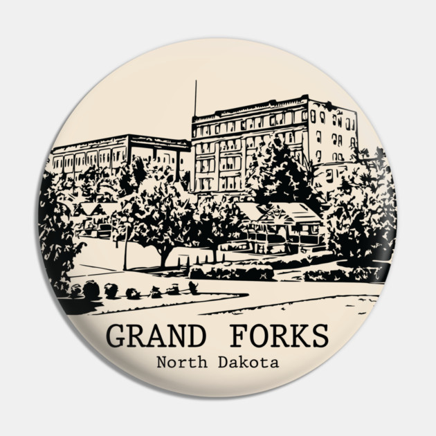Grand Forks - North Dakota Pin by Lakeric