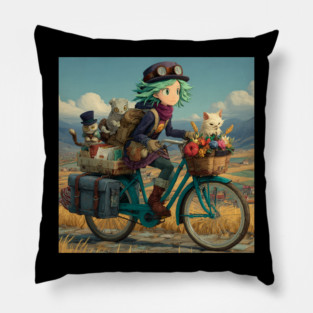 Whimsy Riders Pillow
