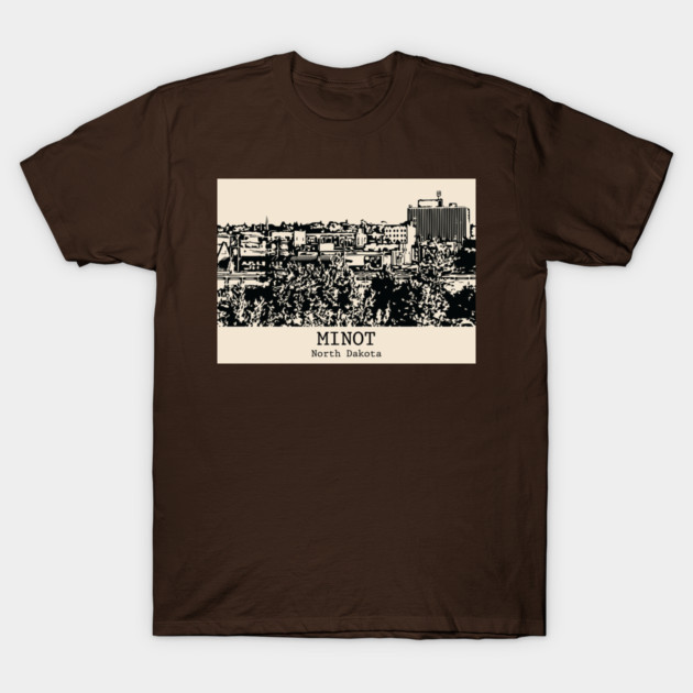 Minot - North Dakota T-Shirt by Lakeric