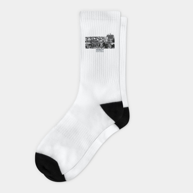Minot - North Dakota Socks by Lakeric