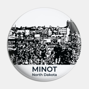 Minot - North Dakota Pin