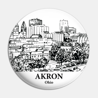 Akron - Ohio Pin