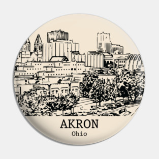 Akron - Ohio Pin