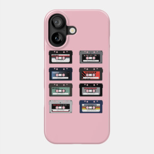 True Crime Podcast Mashup Retro Tapes Phone Case