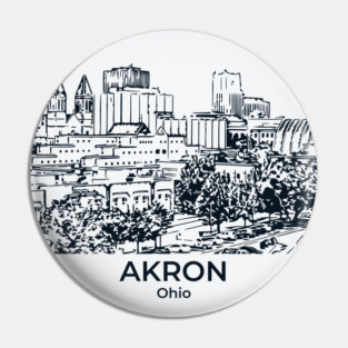 Akron - Ohio Pin