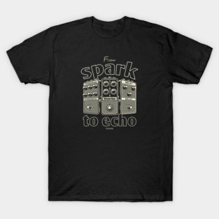 From Spark to Echo. Guitar. T-Shirt