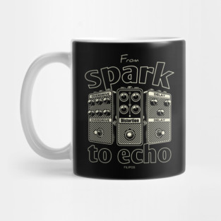 From Spark to Echo. Guitar. Mug