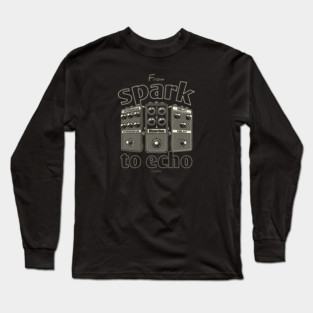 From Spark to Echo. Guitar. Long Sleeve T-Shirt
