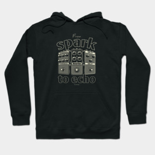 From Spark to Echo. Guitar. Hoodie
