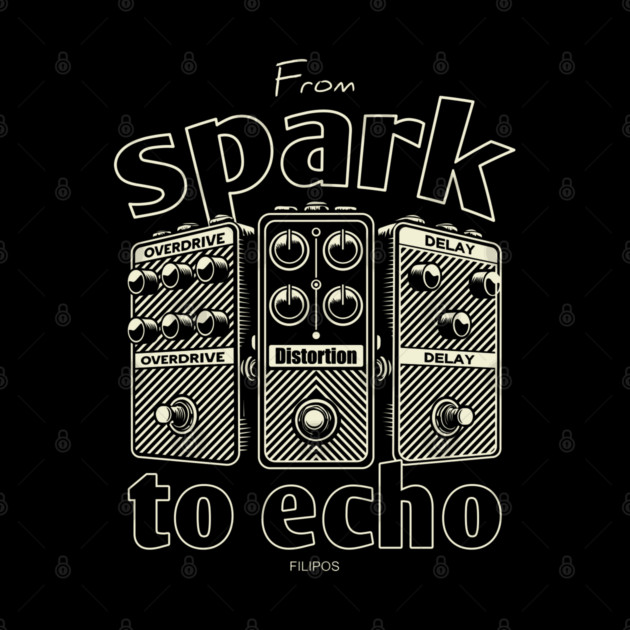 From Spark to Echo. Guitar. by filiposwear
