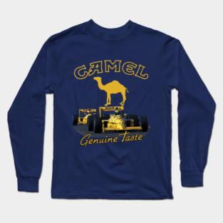 Lotus 102 – Camel Edition | Vintage F1 Racing Tribute Long Sleeve T-Shirt