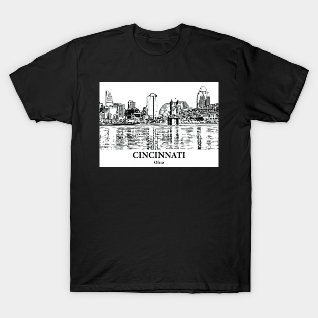 Cincinnati - Ohio T-Shirt by Lakeric