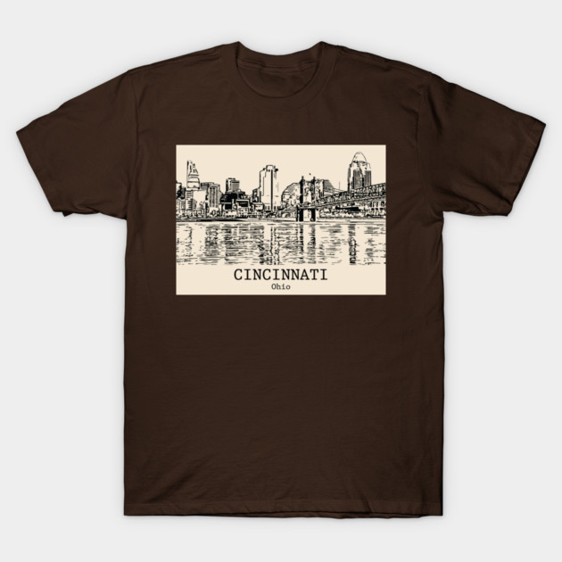 Cincinnati - Ohio T-Shirt by Lakeric