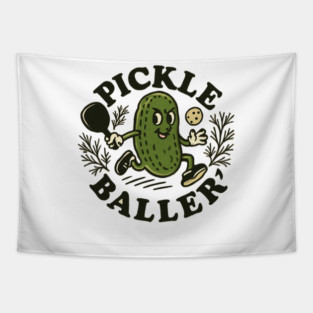 Pickle Baller Tapestry