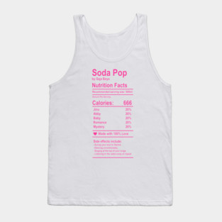 Saja Boys Nutrition Facts Tank Top
