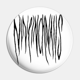 Nine Inch Nails - Hand lettering Pin