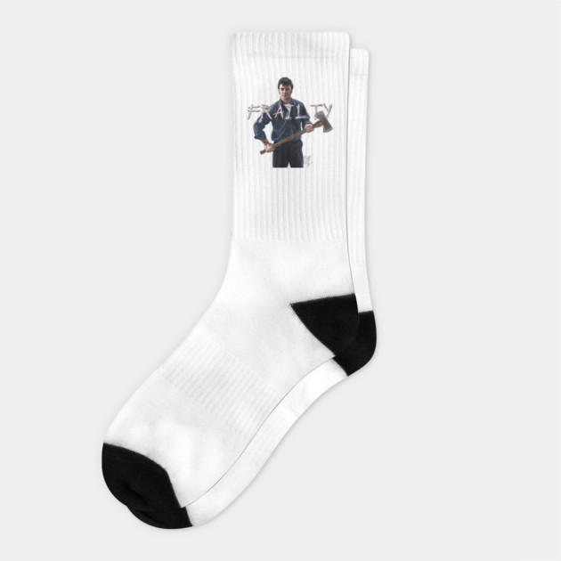 Frailty: Dad and Otis Socks by 51Deesigns