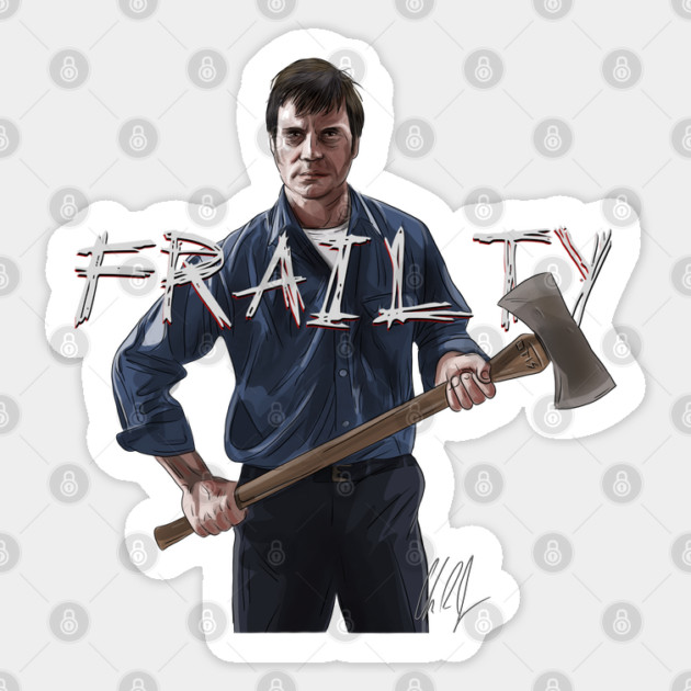 Frailty: Dad and Otis Sticker by 51Deesigns