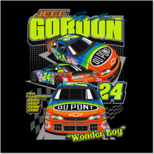 Jeff Gordon NASCAR Vintage Posters and Art