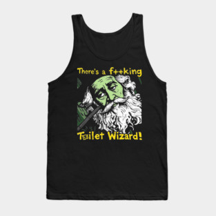 Toilet Wizard Tank Top
