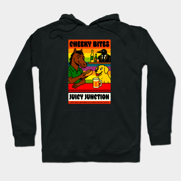 CHEEKY BITES Hoodie by Fabrik