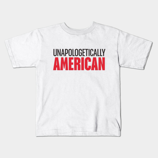 Unapologetically American (Light) Kids T-Shirt by MCM
