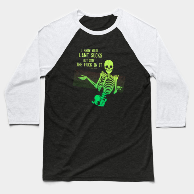 Do Us All A Favor Baseball T-Shirt by Tommy Devoid