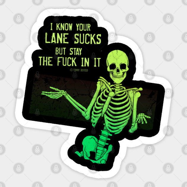 Do Us All A Favor Sticker by Tommy Devoid