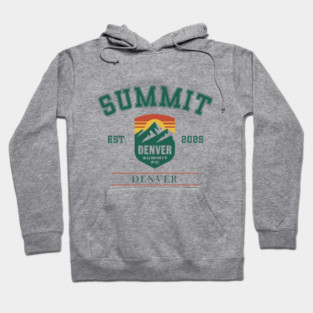 Denver Summit FC FC NWSL Vintage Logo Hoodie