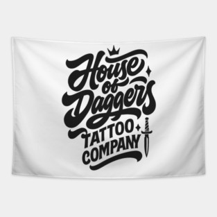 The House of daggers tattoo Company Tapestry