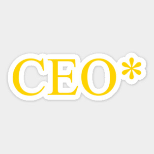 CEO* Sticker