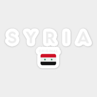 Syria flag, syrian flag Sticker