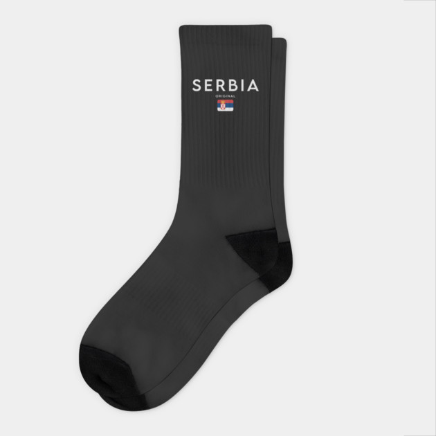 Serbia flag, serbian flag Socks by eka123