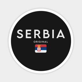 Serbia flag, serbian flag Magnet