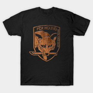 Fox Hound Special Forces Group Logo Metal Gear Solid T-Shirt
