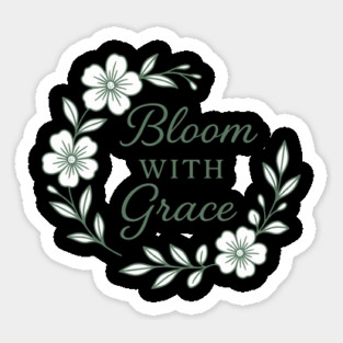 Bloom With Grace Christian Gift Magnet