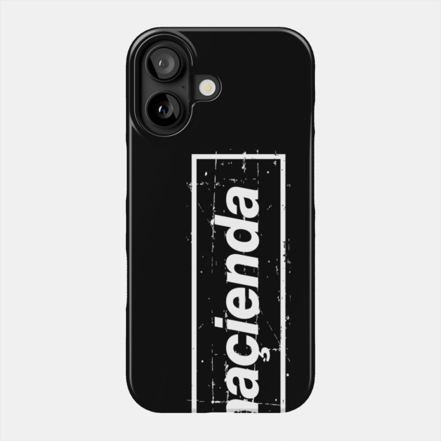 Hacienda Club Manchester Indie Music Mancunian Black Phone Case by Butter Creative