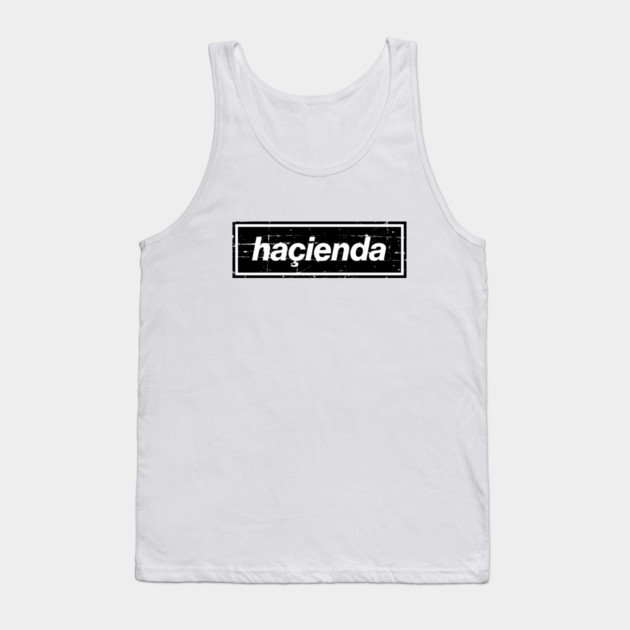 Hacienda Club Manchester Indie Music Mancunian Black Tank Top by Butter Creative