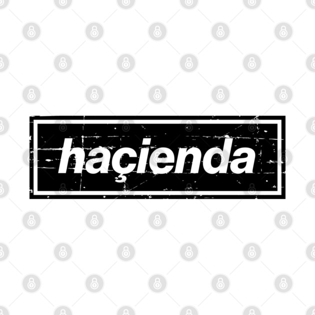 Hacienda Club Manchester Indie Music Mancunian Black by Butter Creative