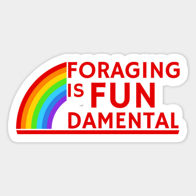 Foraging is FUNdamental Rainbow Magnet by Four Season Foraging