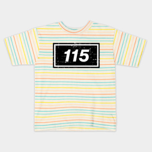 City 115 Charges Black Oasis Indie Music Manchester Kids T-Shirt