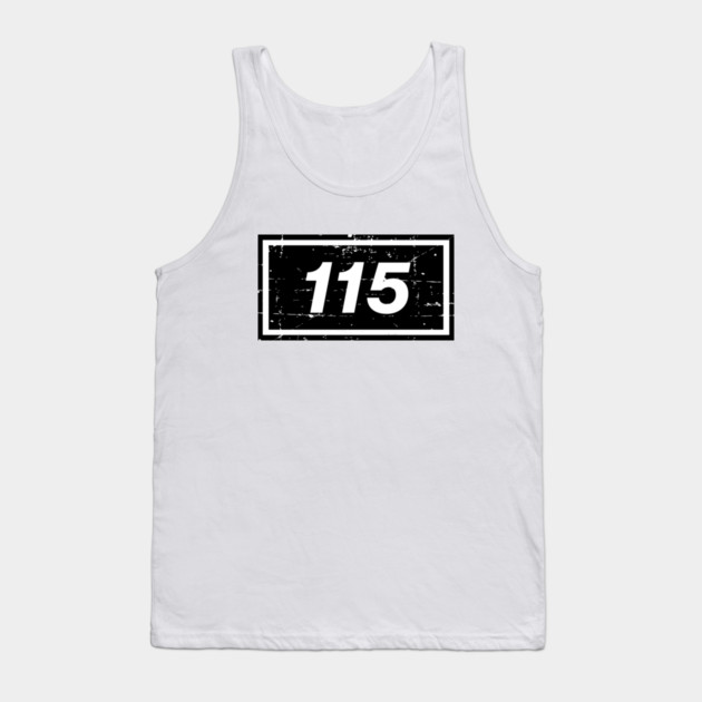 City 115 Charges Black Oasis Indie Music Manchester Tank Top by Butter Creative