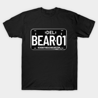 REHOBOTH BEACH DELAWARE BLACK BEAR TAG T-Shirt