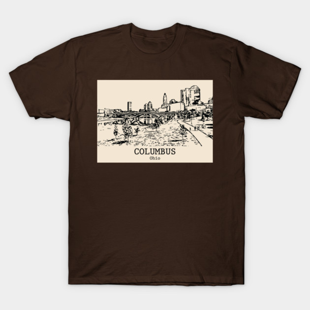 Columbus - Ohio T-Shirt by Lakeric
