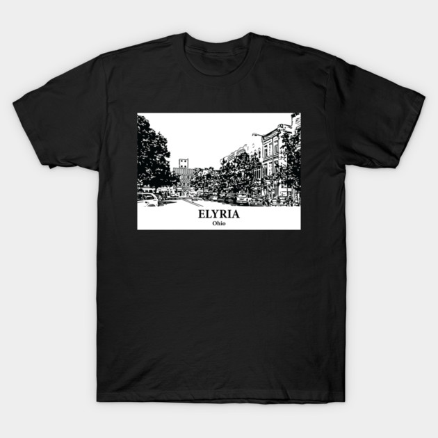 Elyria - Ohio T-Shirt by Lakeric