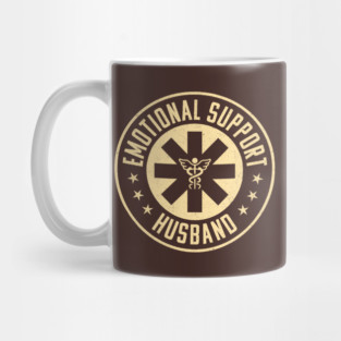 Emotional Support Husband by Tobe Fonseca Mug