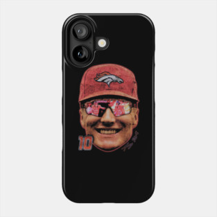 Bo Nix Big Face Signature Phone Case