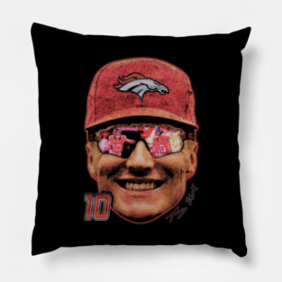 Bo Nix Big Face Signature Pillow