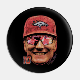 Bo Nix Big Face Signature Pin