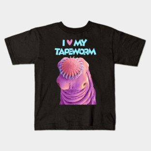I LOVE MY TAPEWORM Kids T-Shirt